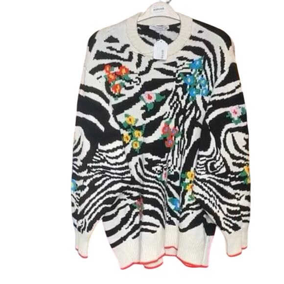 Philosophy di Lorenzo Serafini Animal Print Sweater Sz 46 US 10 / XL MSRP $1,135 - Picture 14 of 15